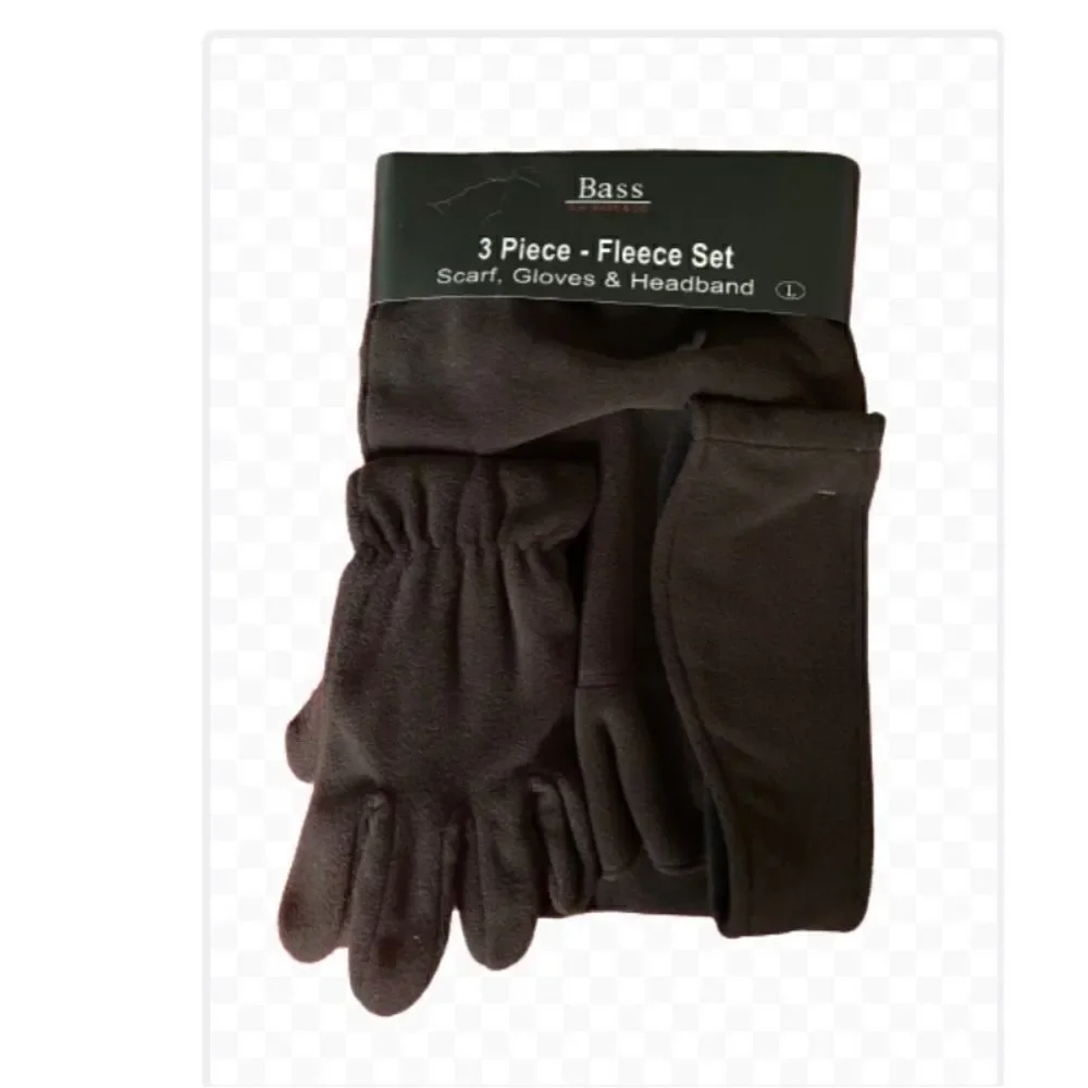 NWT Bess, women’s three-piece scarf, gloves and headband set